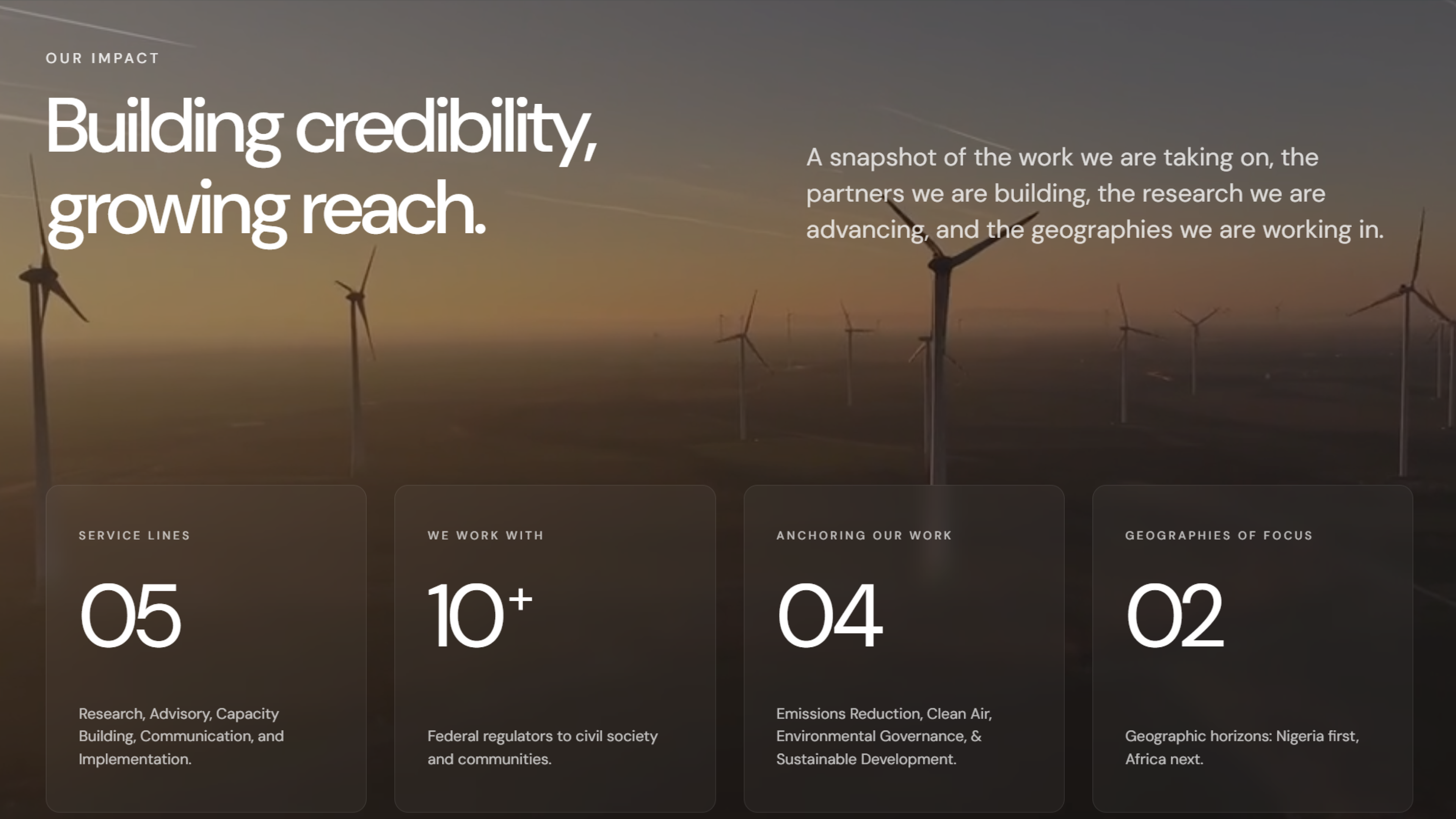 ClimateSpan website section image 2