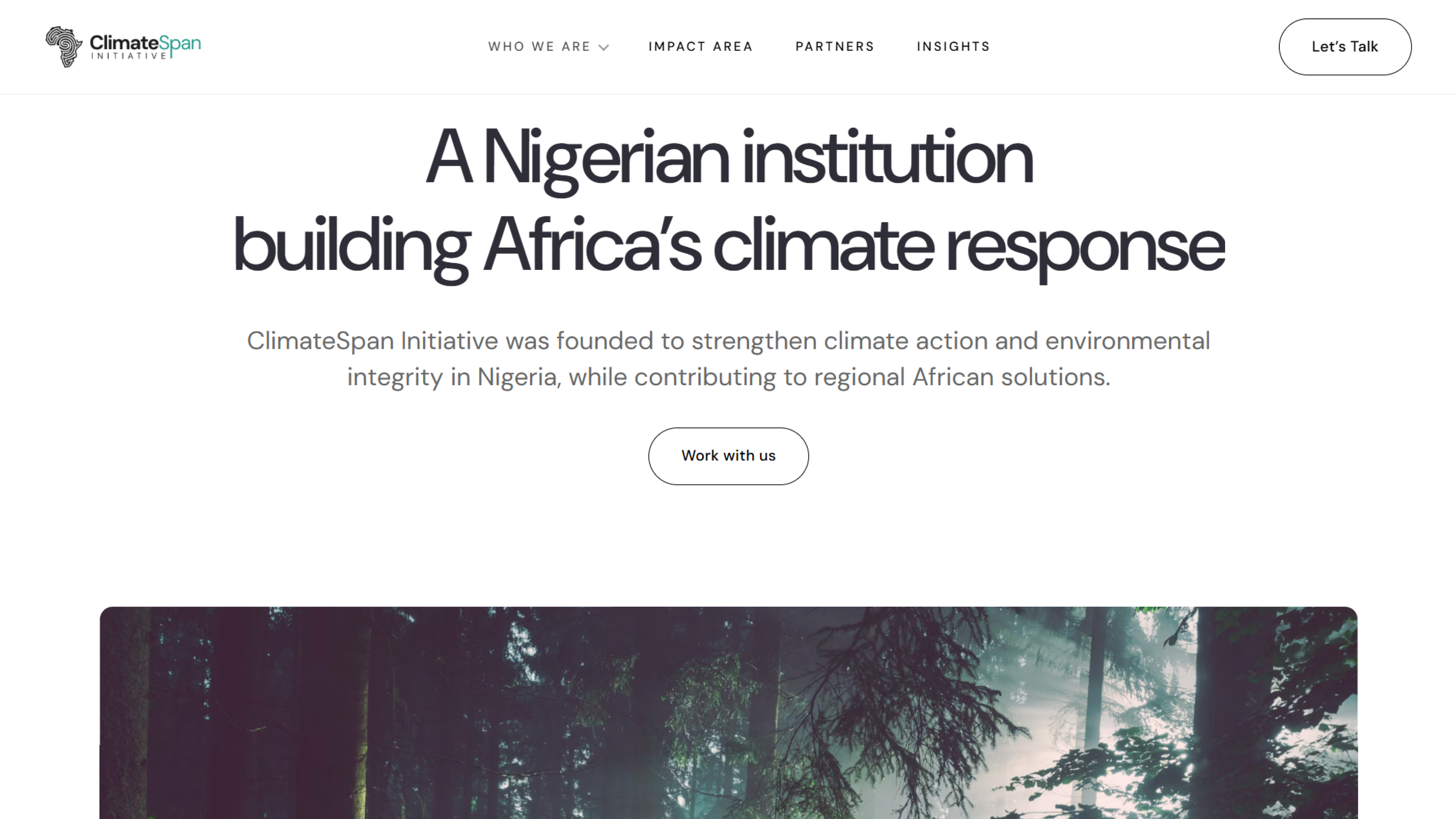 ClimateSpan website section image 5