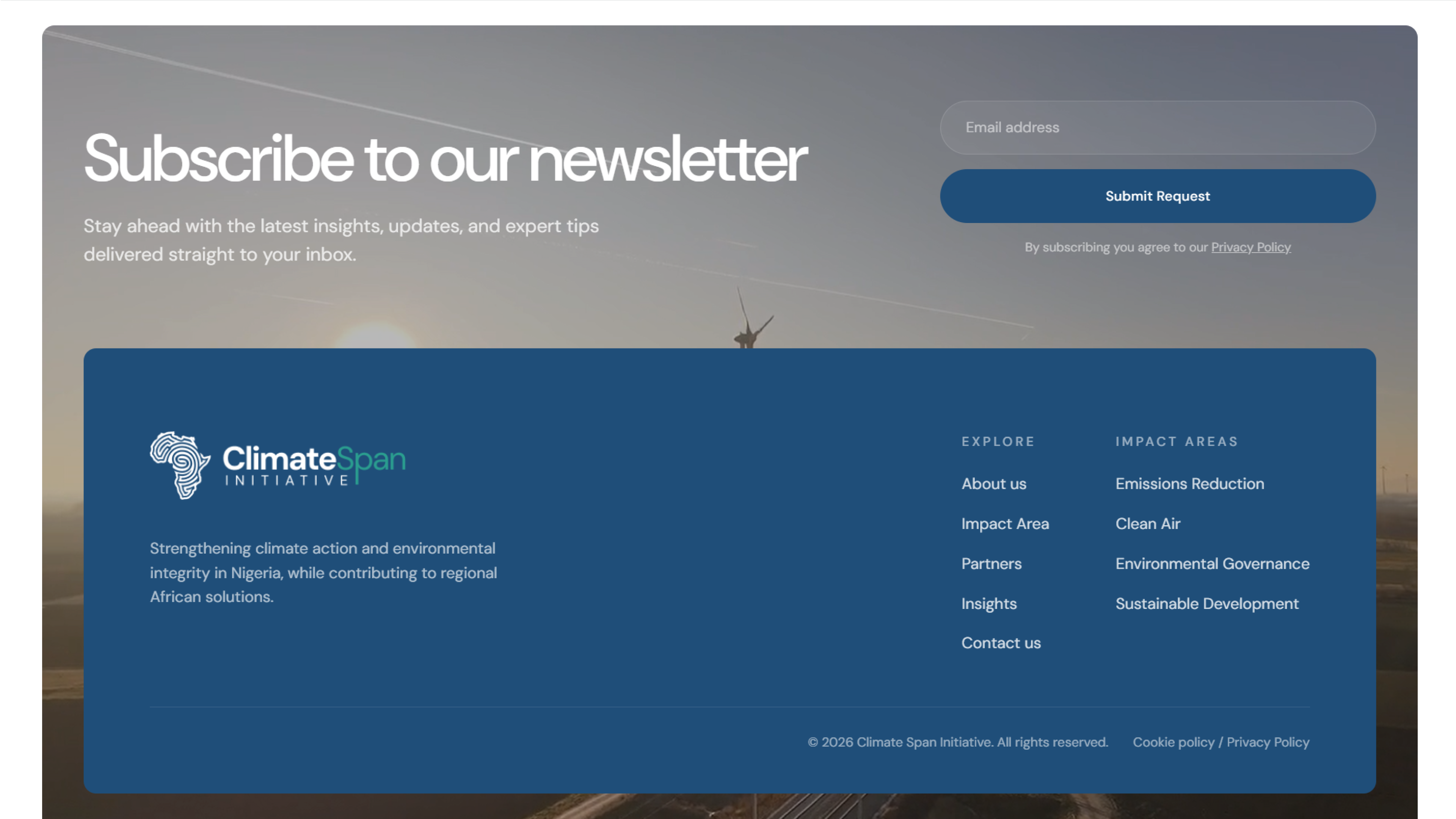 ClimateSpan website section image 6